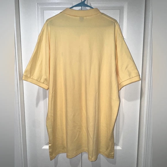 Polo by Ralph Lauren interlock Yellow Polo Shirt. Higher in front Size XL NWT - Picture 6 of 12